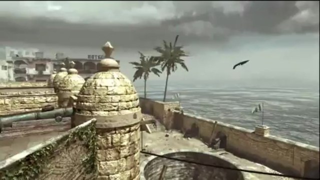 MW3 Seatown Spawn Throwing Knife Across Map SND