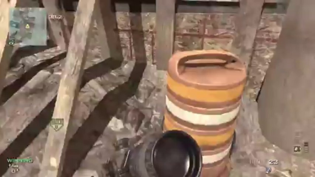 MW3 Hardhat Throwing Knife Tutorial / Throwing Knife Spots