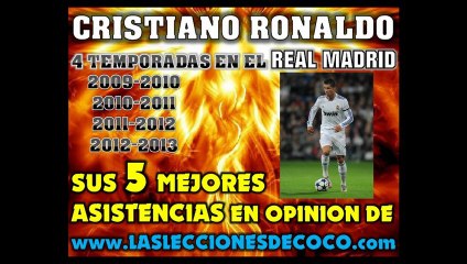 Las 5 mejores asistencias de Cristiano