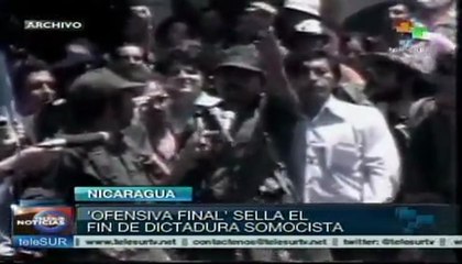 Nicaragua celebra 34 años del fin de la dictadura de Somoza