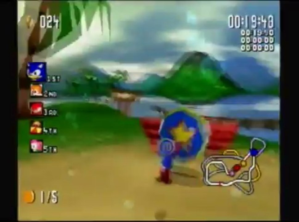 Sonic R (Sega Saturn_Gamecube) Gameplay Part 1