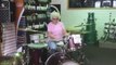Granny plays drums!