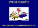 DWI Car Insurance