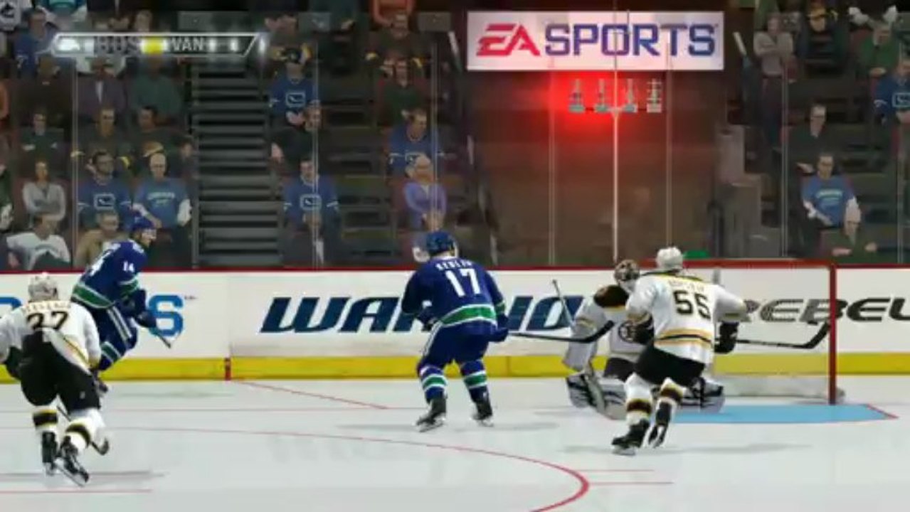 NHL 11 Online Team Versus with Sheldon - Vancouver Canucks vs. Boston Bruins
