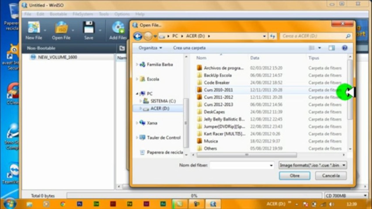Conversor entre formatos iso bin nrg mds mdf ccd img dvd [WinISO]