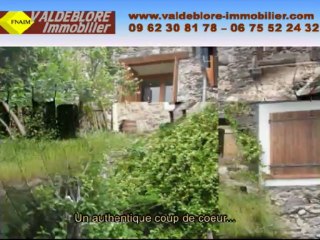 Valdeblore La Colmiane maison à vendre 8 pièces 220m2 bourg médiéval