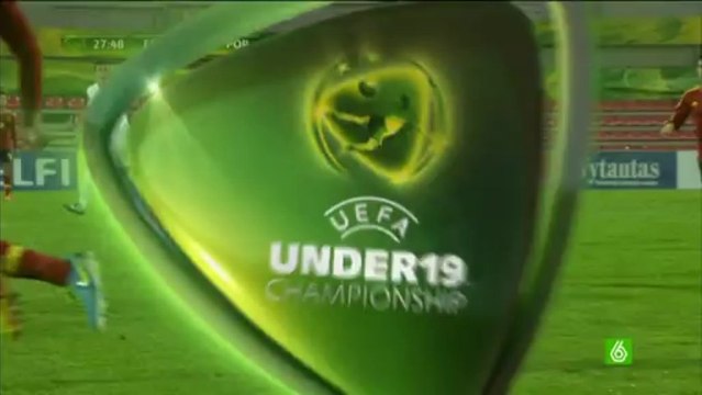 España 1 -0 Portugal UEFA Euro Sub19 Lituania 2013 1ª Parte