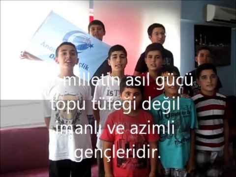 ANADOLU GENÇLİK DERNEĞİ DENİZLİ ŞUBESİ YAZ-ET 2013 40 HADİS KLİBİ