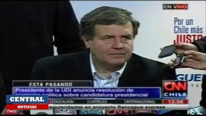 UDI confirma a Evelyn Matthei como su carta presidencial