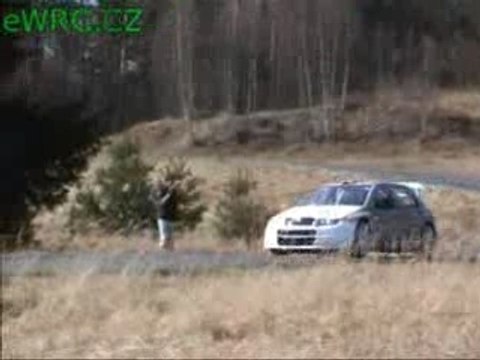 Skoda Fabia WRC shakedown