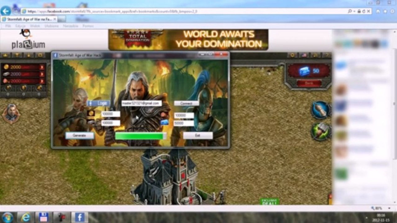 Stormfall Age of War Cheats Hack tool 2013 -Stormfall Cheats Tool