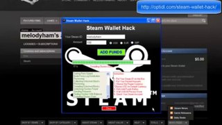 Working Steam Wallet Hack 2013 - Steam Wallet Money Generator
