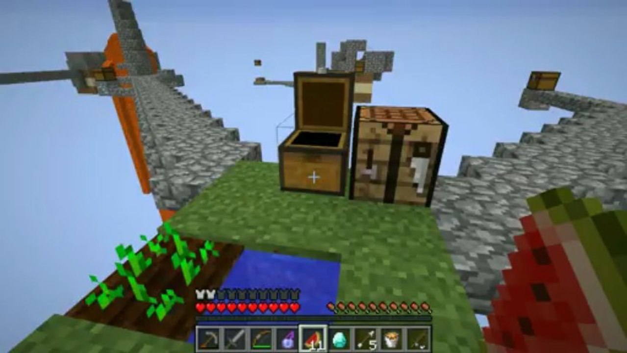 Minecraft Skyblock Warriors #1 with Vikkstar123, Thinknoodles, Graser10cp & ItsKricken