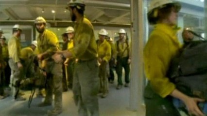Firefighters make progress in CA