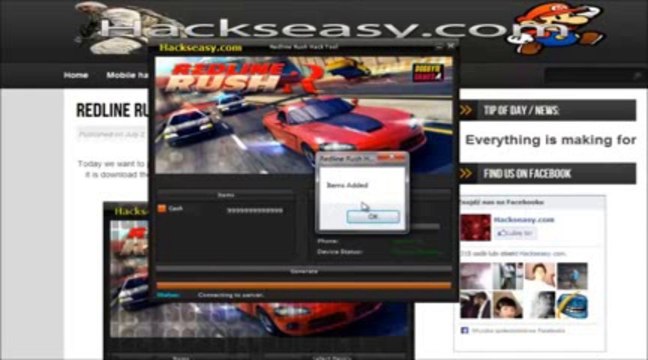 Redline Rush Hack Cheat Tool (FR) \ gratuit Télécharger Juillet - Août 2013 mettre à jour