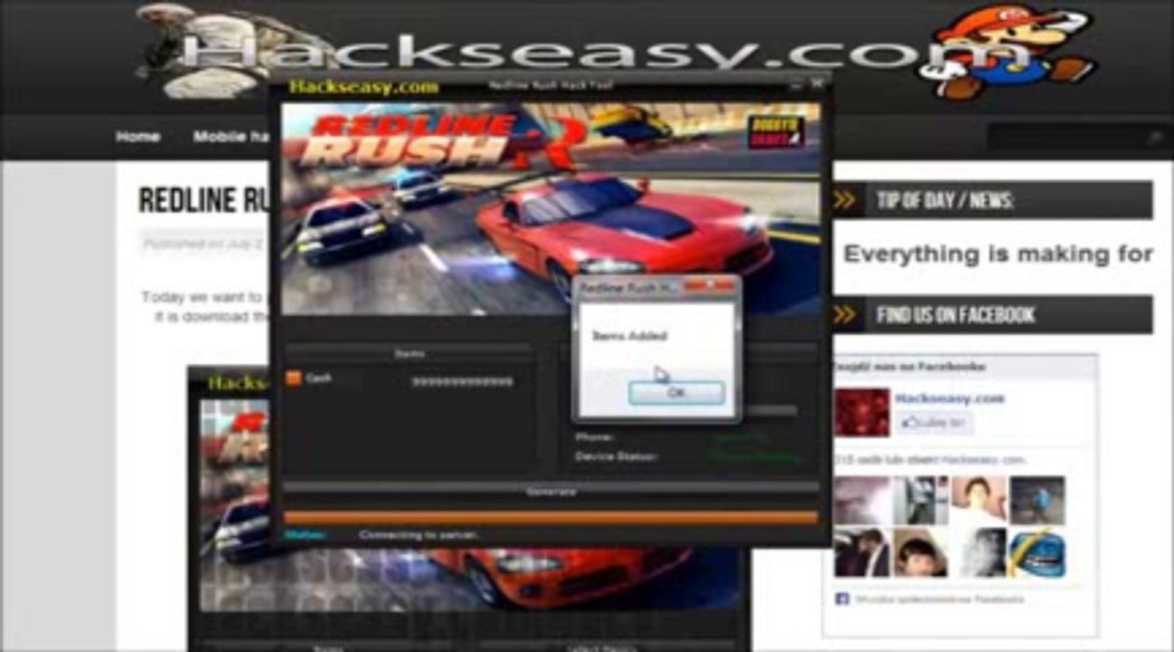 Redline Rush Hack Cheat Tool (FR) \ gratuit Télécharger Juillet - Août 2013 mettre à jour