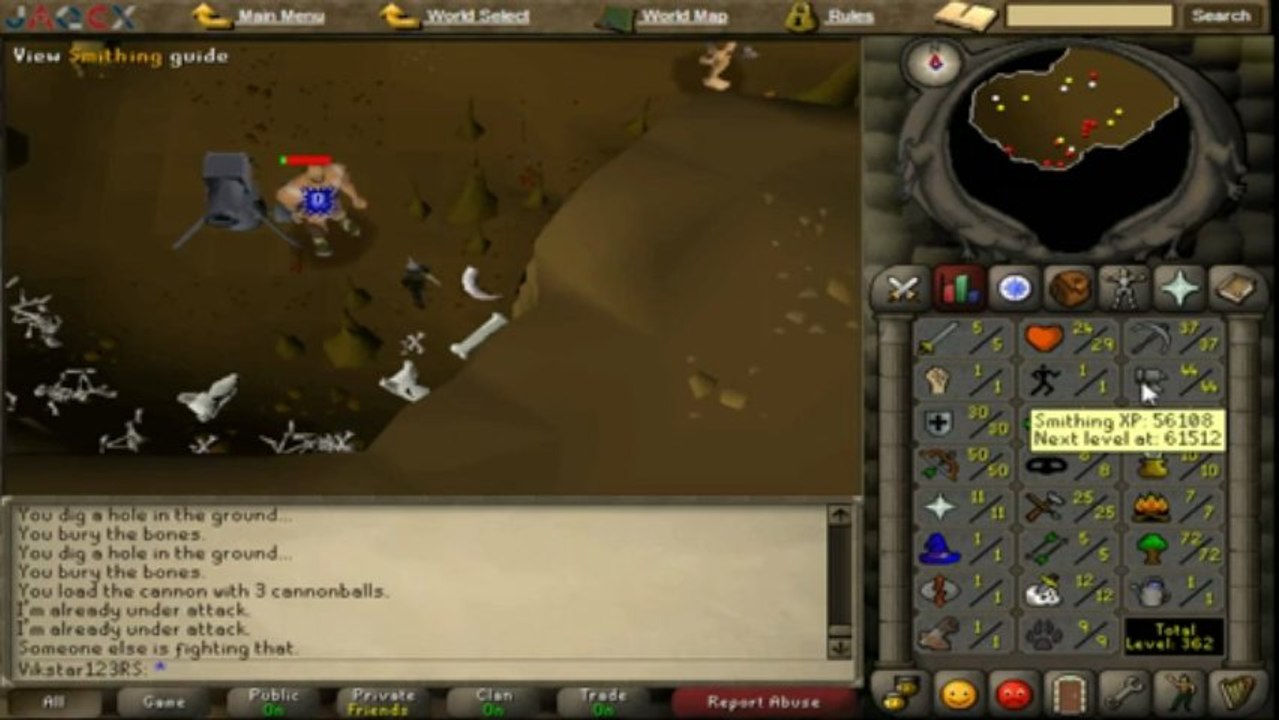 Runescape 2007 Progress Video #1 - Old School Runescape - Vikkstar123