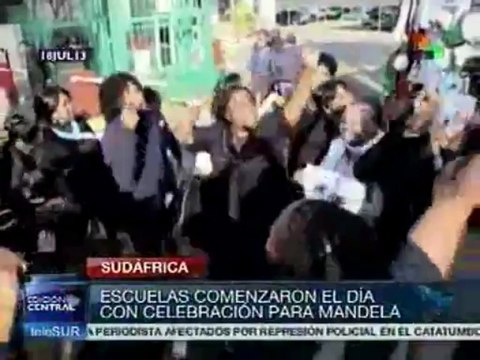 Sudáfrica celebra 95 años de Nelson Mandela