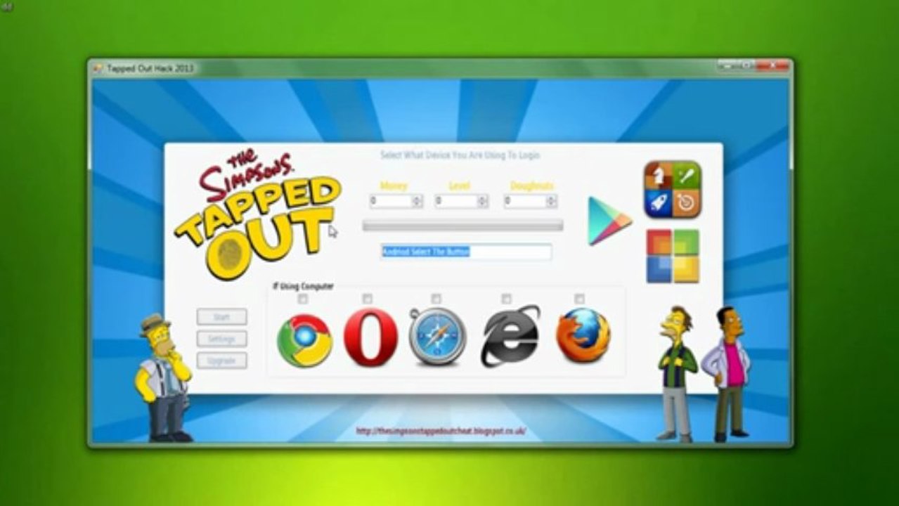 Tapped Out Hack ((Free Doughnuts And Money)) Free Cheat Tool