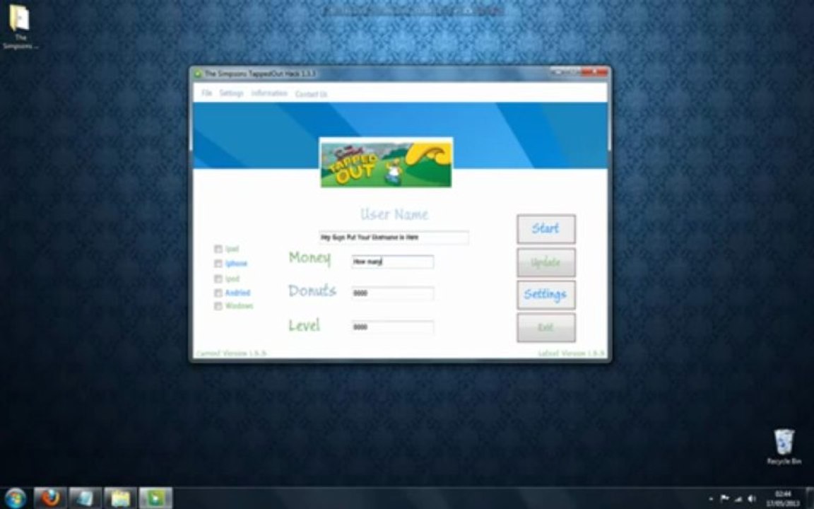 Tapped Out Hack 2013 ((FREE DONUTS)) 4.2.4