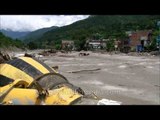 Remains of a truck half buried in silt: Aftermath of Uttarakhand Floods