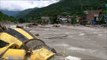 Remains of a truck half buried in silt: Aftermath of Uttarakhand Floods
