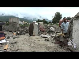 A village demolished due to flood: Uttarakhand flood