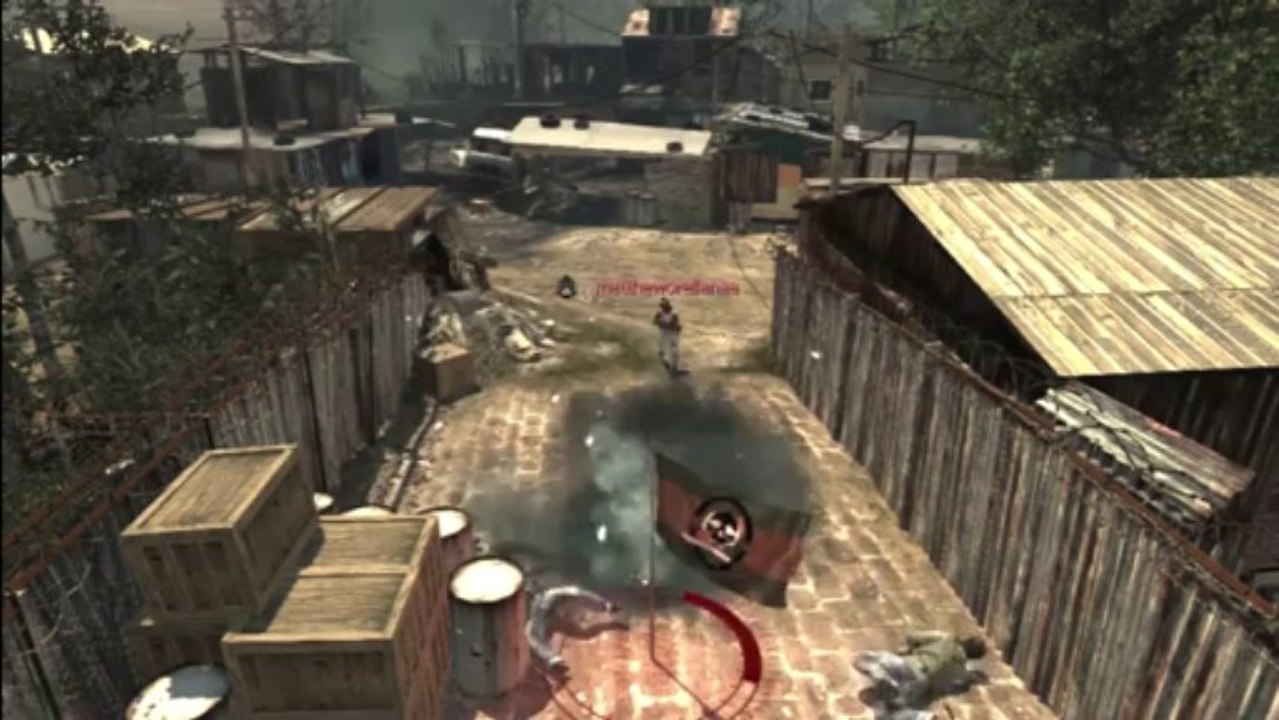 MW3 TRIPLE Throwing Knife Kill Across Map