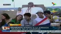 Feligreses de todo el mundo llegan a Brasil por visita del Papa