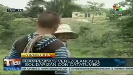 Campesinos venezolanos se solidarizan con labriegos de Catatumbo