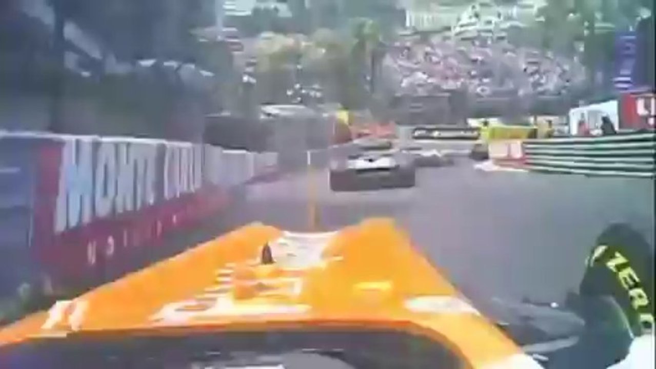 Di Resta helmet cam start at monaco