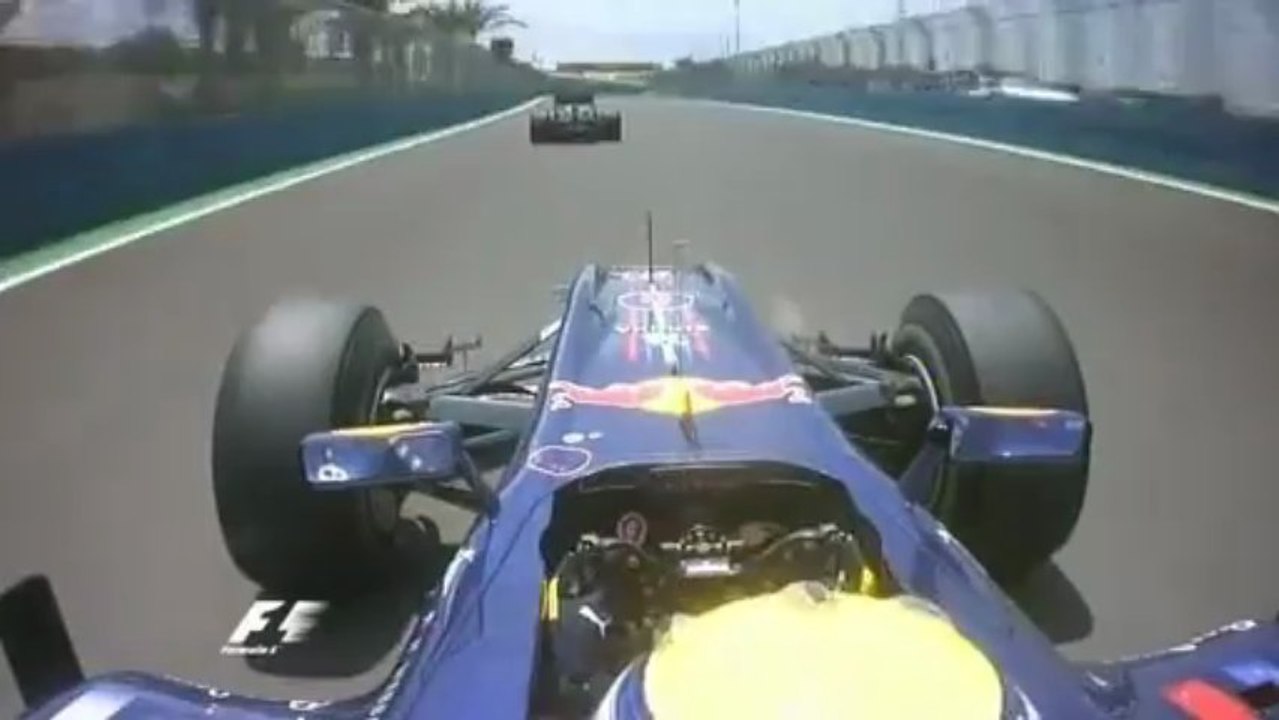 Accident Webber Onboard Valence 2010