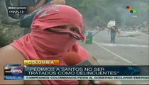 Pedimos a Santos que no nos trate como delincuentes: mineros