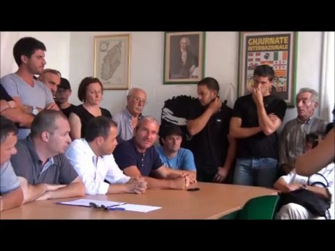 Conférence de presse Corsica Libera bastia 20 juillet 2013