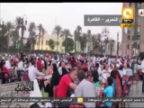 الجانب الآخر: احتفالات الشعب المصري بمناسبة ذكرى العاشر من رمضان في ميادين مصر أمس