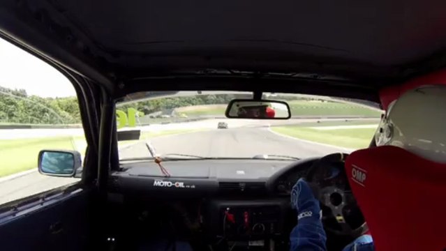 Donington GP 30/06/13 BMW Compact Cup with car no.16 Eric Zaleski (Round 5)