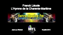 Communiqué officiel de Franck Lécole en réponse à Dominique Bussereau (Hymne de la Charente Maritime)