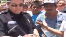 Pobladores se enfrentan  a Policías Federales en Guerrero