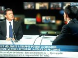 Manuel Valls et les violences à Trappes.