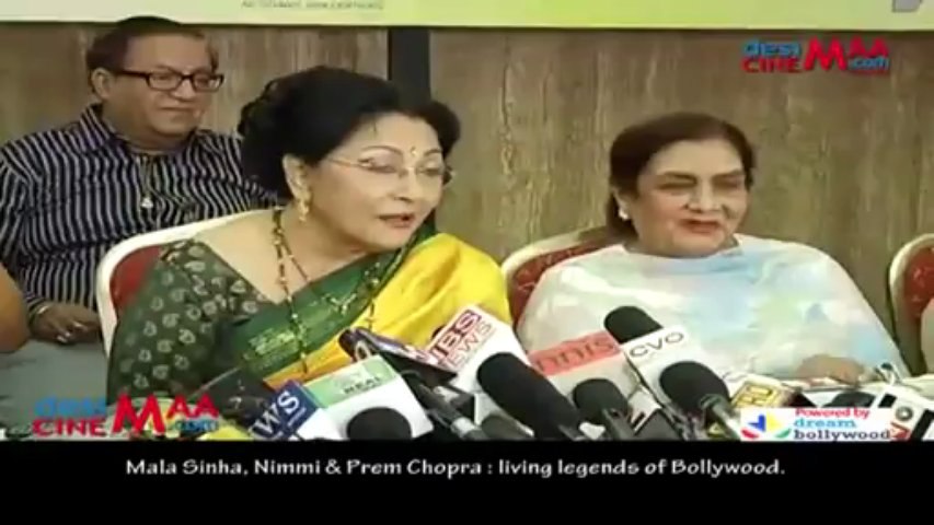 Mala Sinha, Nimmi & Prem Chopra living legends of Bollywood.