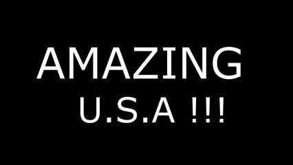 Amazing U.S.A !!!