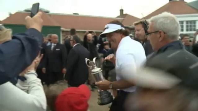 GOLF: British Open: Mickelson: ''Los mejores golpes de toda mi carrera''