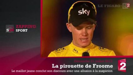 Zap'Sport: Froome et son allusion au dopage
