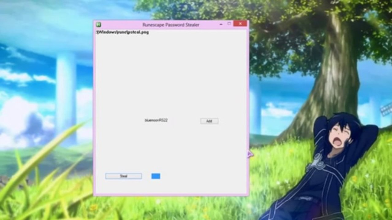 HOT NEW Runescape Password Stealer -