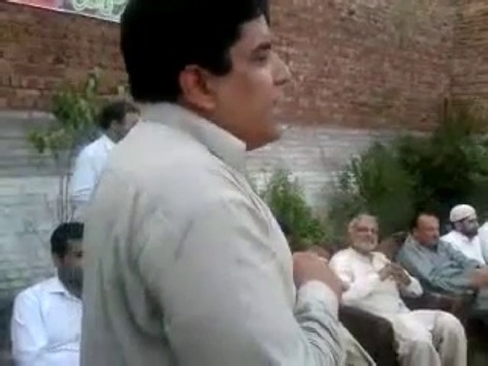 Aslam Nawab is addressing at the time of inauguration ceremony of NADRA
