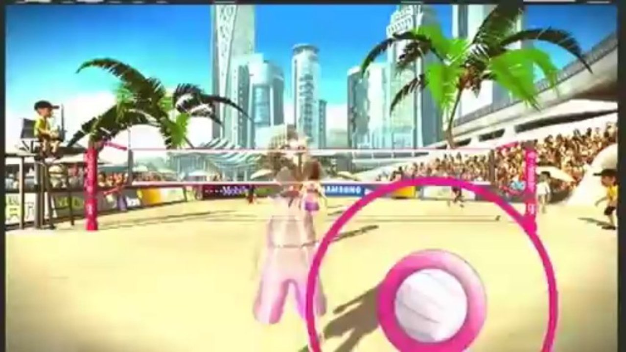 Kinect Sports Volleyball Gameplay Xbox 360 Kinect