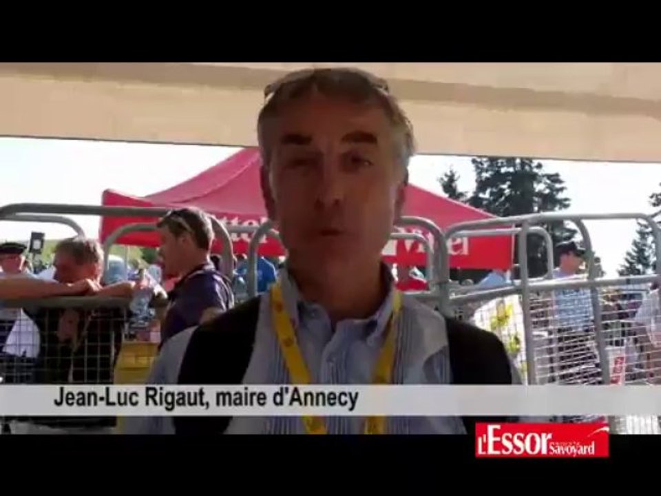 [VIDEO] Jean-Luc Rigaut se félicite du succès de la 20e étape du Tour de France entre Annecy et le Semnoz