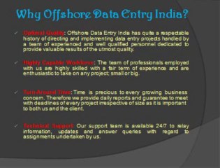 outsourcing offshore data entry