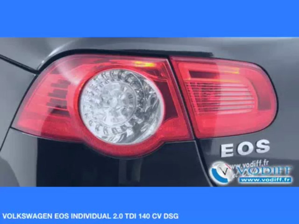 VODIFF : VOLKSWAGEN OCCASION ALSACE : VOLKSWAGEN EOS INDIVIDUAL 2.0 TDI 140 CV DSG