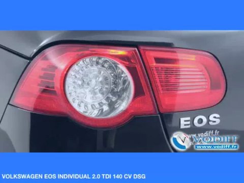 VODIFF : VOLKSWAGEN OCCASION ALSACE : VOLKSWAGEN EOS INDIVIDUAL 2.0 TDI 140 CV DSG